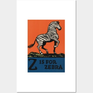 Z is for Zebra: ABC Designed and Cut on Wood by CB Falls Posters and Art